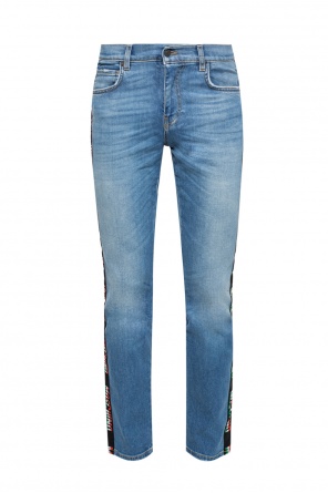 Jeansy z lampasami, zdjęcie 1 Jeansy z lampasami od Moschino